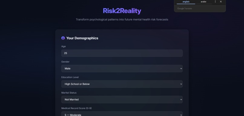 Risk2Reality – screenshot 1