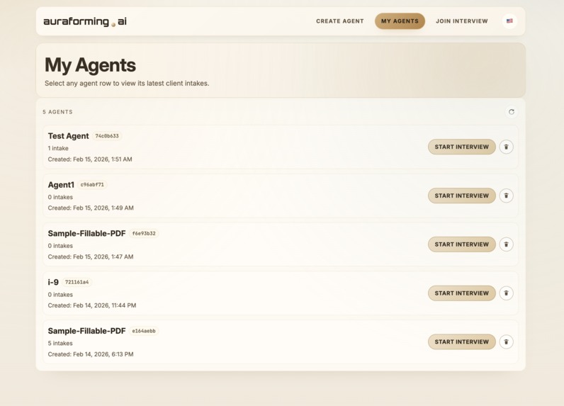 auraforming.ai – screenshot 2