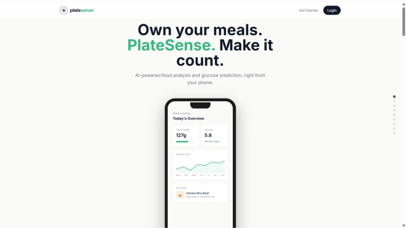 PlateSense – screenshot 1