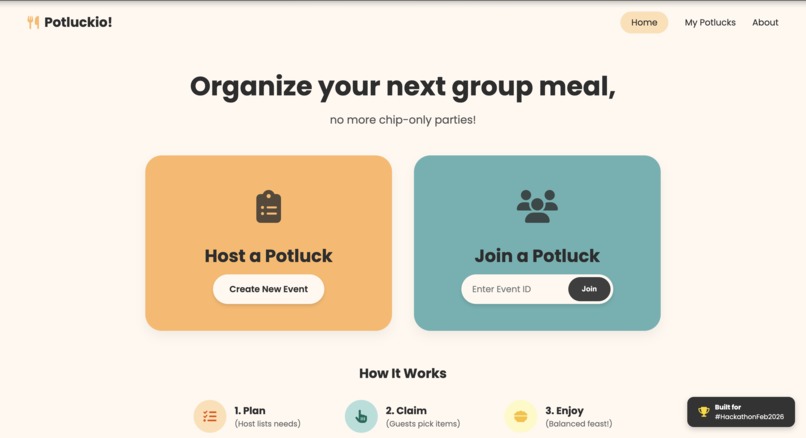 potluckio – screenshot 1