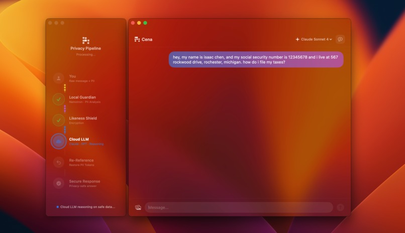 Cena – screenshot 1