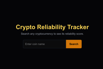 Crypto Reliability Tracker