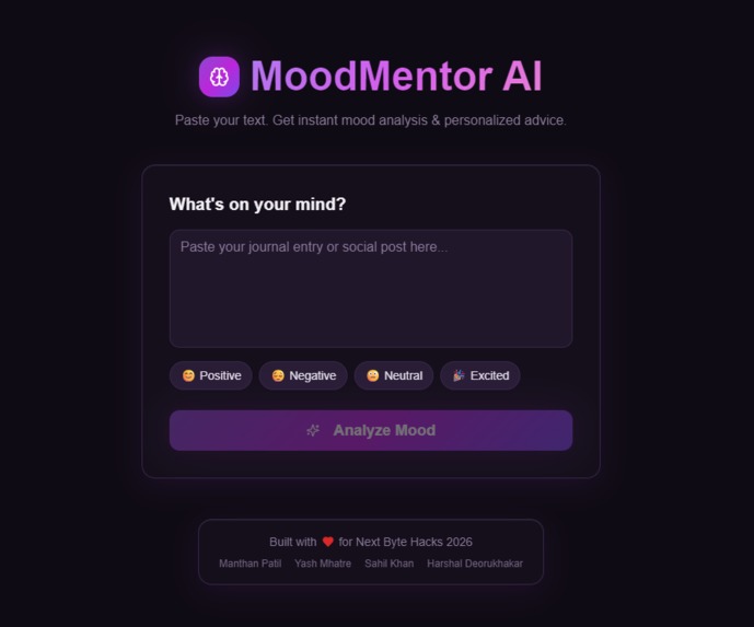 MoodMentor AI – screenshot 2