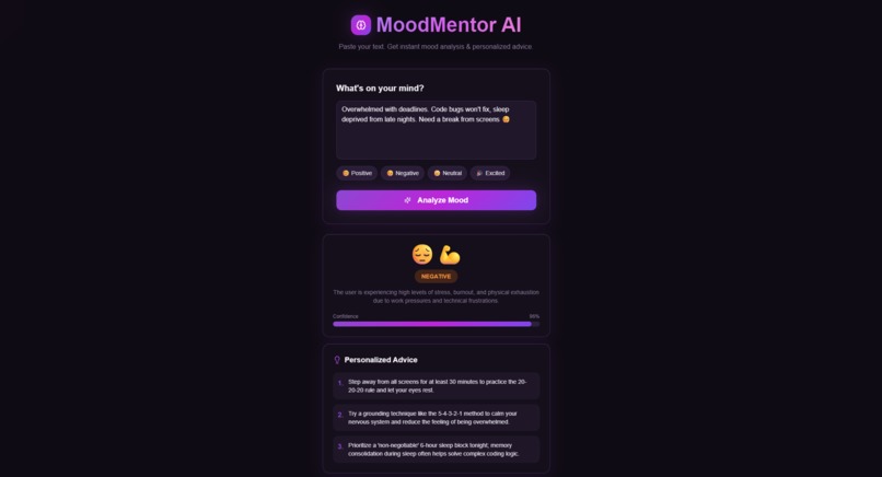 MoodMentor AI – screenshot 3