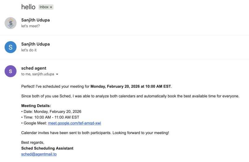 sched – screenshot 3