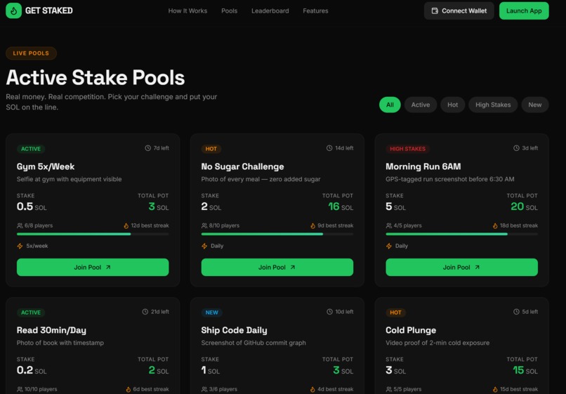 GetStaked – screenshot 3