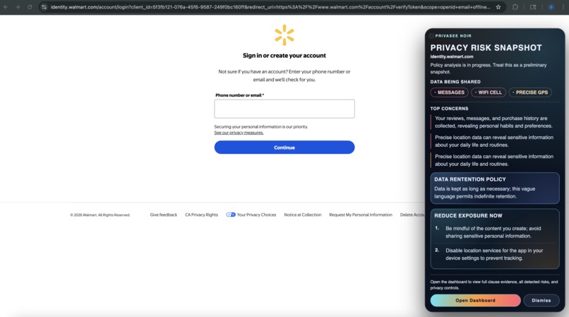 Privasee – screenshot 1