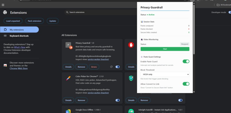 LeakLens – screenshot 1