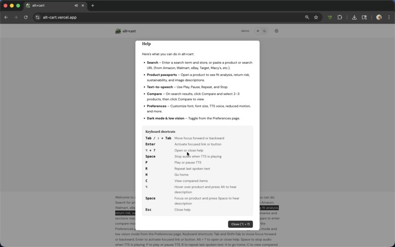 alt+cart – screenshot 5