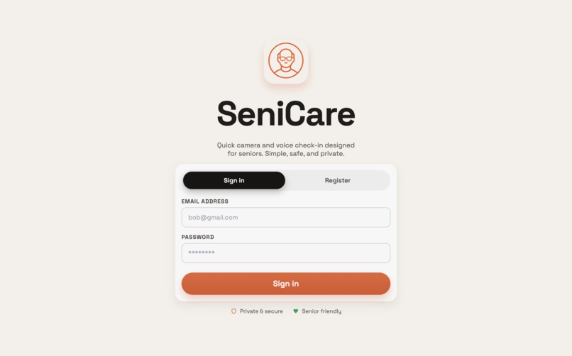 SeniCare – screenshot 1