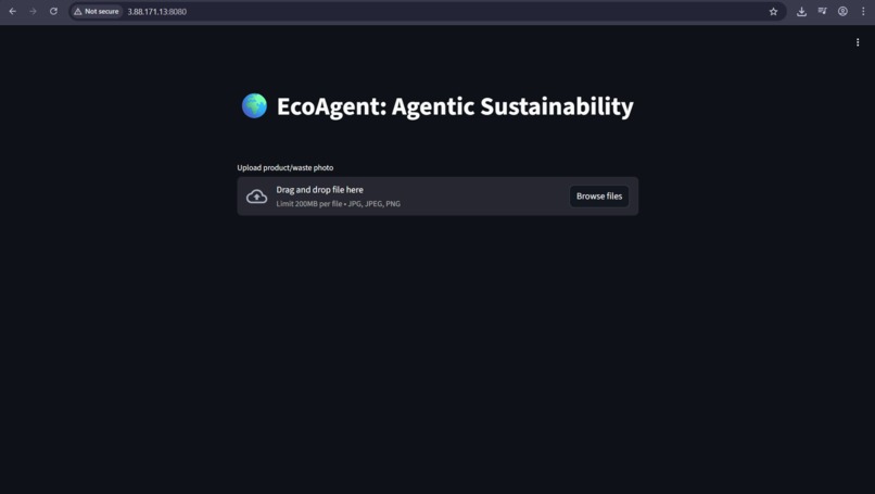 EcoAgent Pro: Vision-Driven Sustainability Assistant – screenshot 2