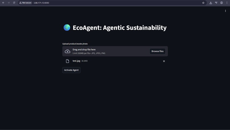 EcoAgent Pro: Vision-Driven Sustainability Assistant – screenshot 3