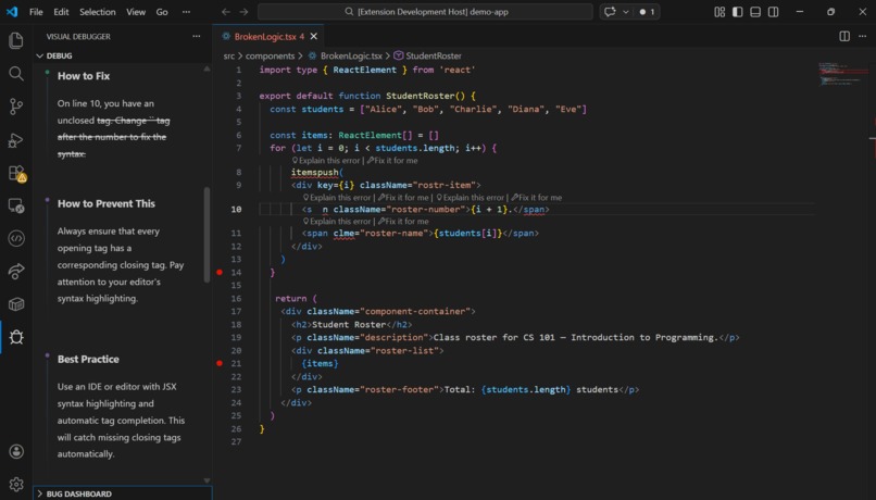 Visual Debugger – screenshot 4