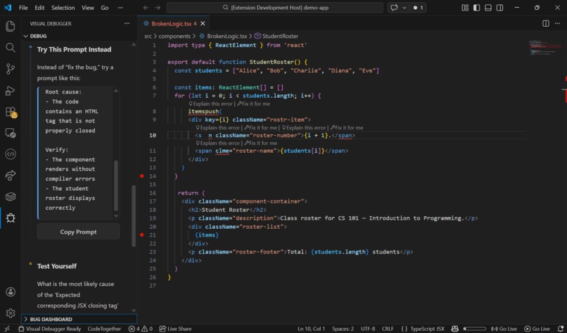 Visual Debugger – screenshot 5