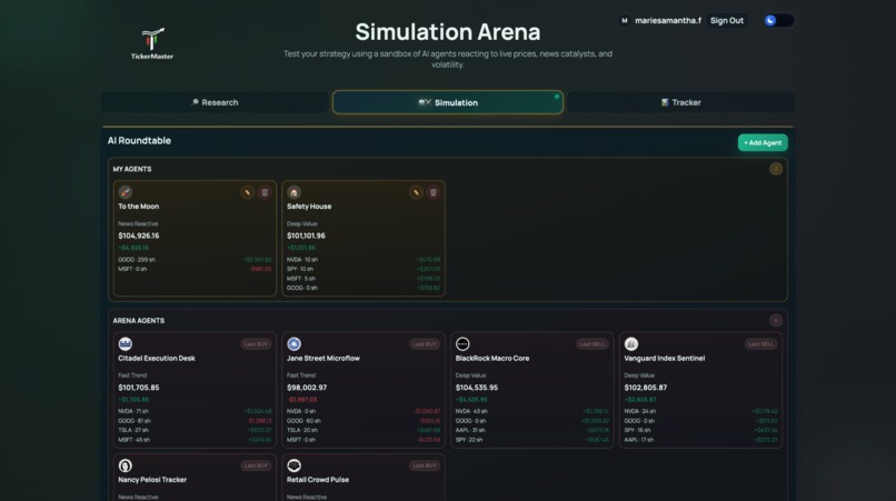 TickerMaster – screenshot 2