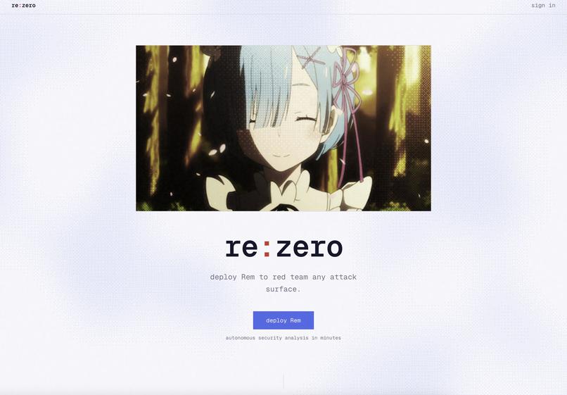 re:zero – screenshot 1