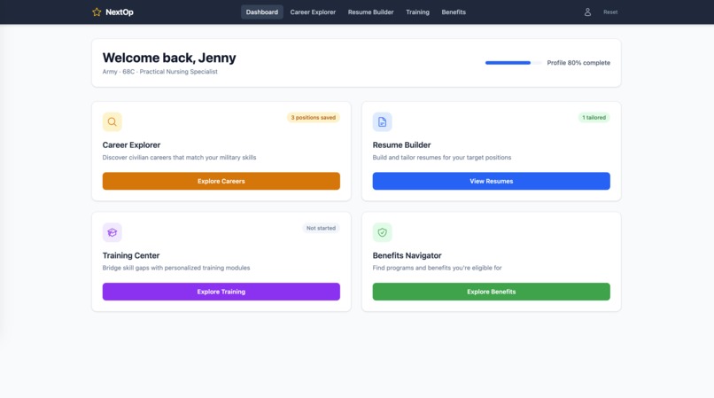 NextOp – screenshot 1