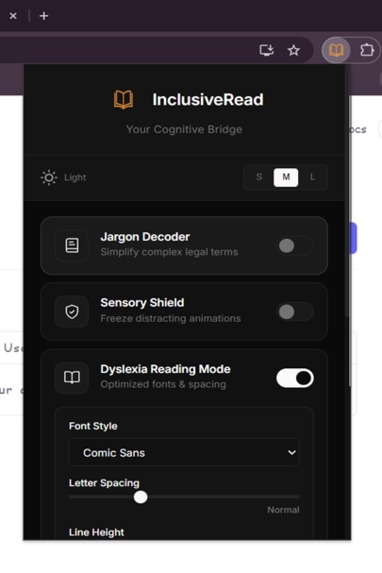 Inclusive Read – screenshot 1