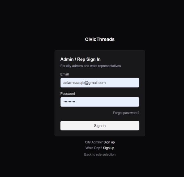 CivicThreads – screenshot 2