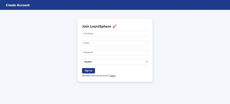 LearnSphere – screenshot 2