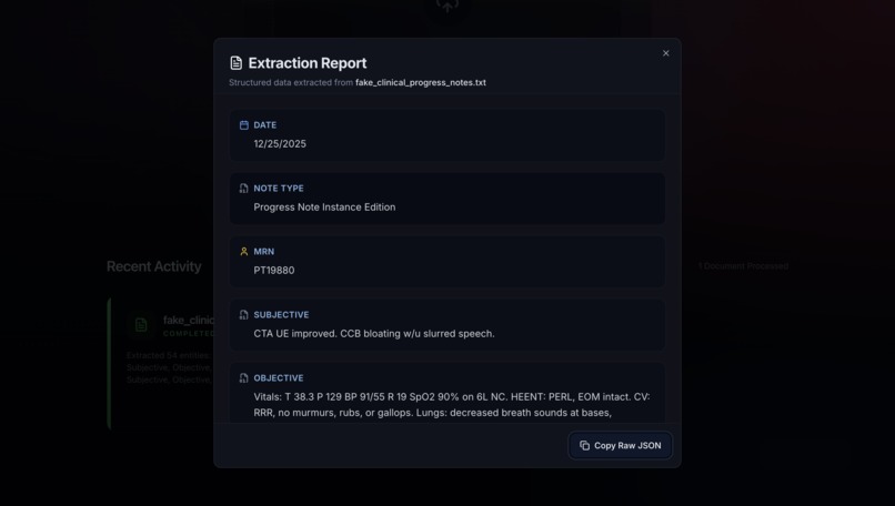 MedExtract [Biotech theme] – screenshot 1