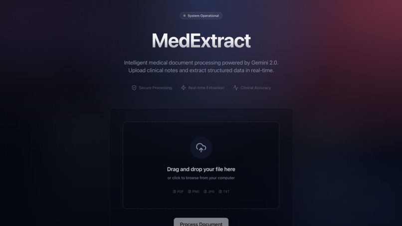 MedExtract [Biotech theme] – screenshot 3