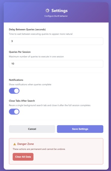 blurB – screenshot 3