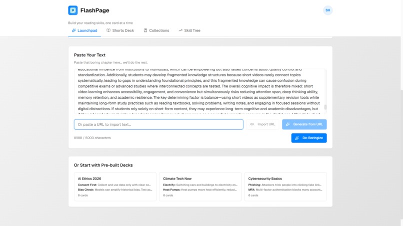 FlashPages – screenshot 2