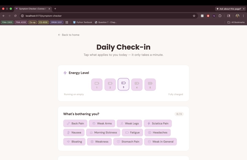connectHer – screenshot 1