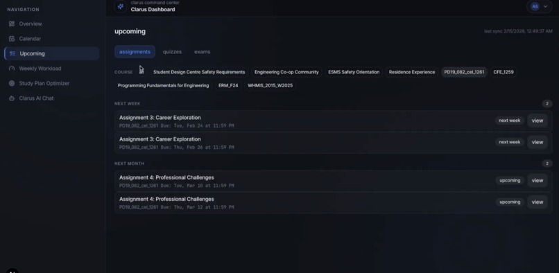 Clarus – screenshot 1