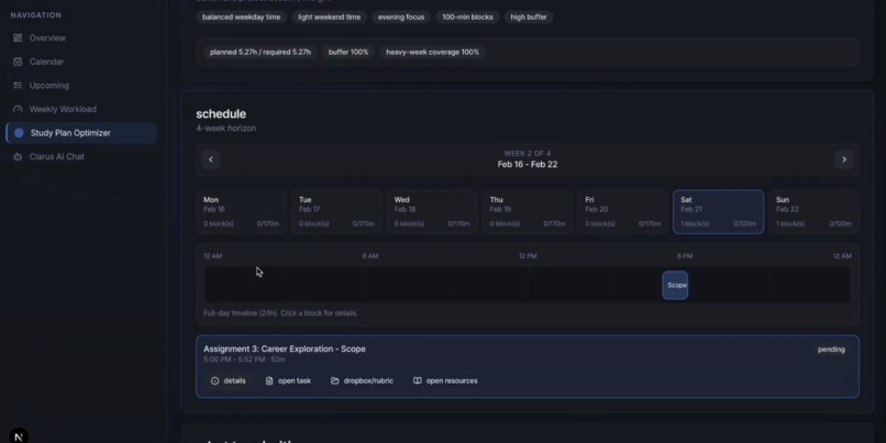 Clarus – screenshot 2