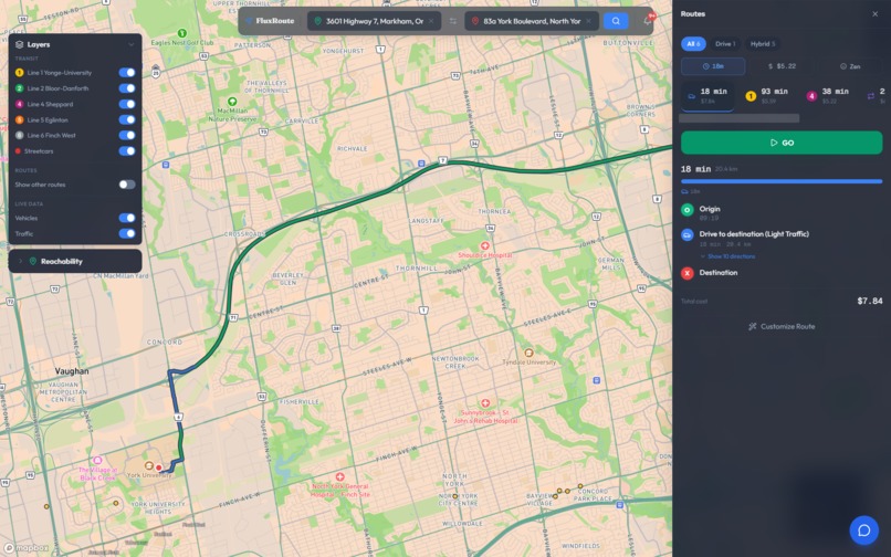 ReRoute (formerly FluxRoute) – screenshot 3