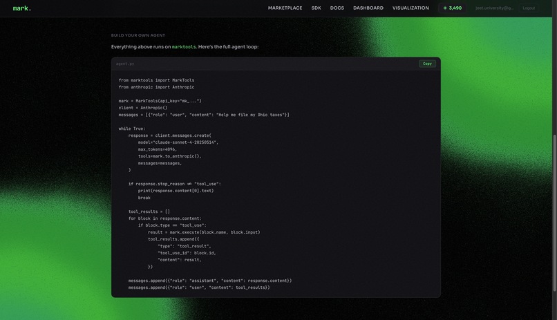 mark.ai – screenshot 2