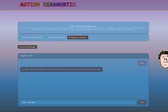 Autism Chat Box Diagnostic 