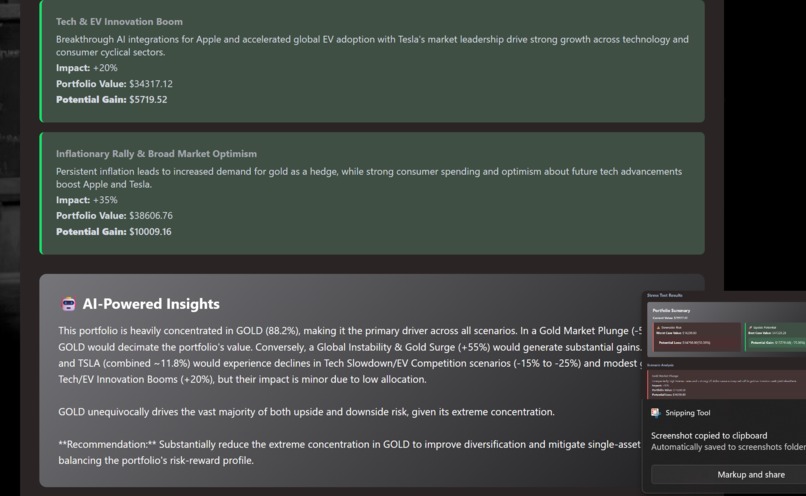Portfolio Performance Analyzer – screenshot 3