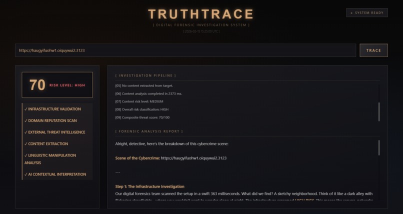 Truth Trace – screenshot 1