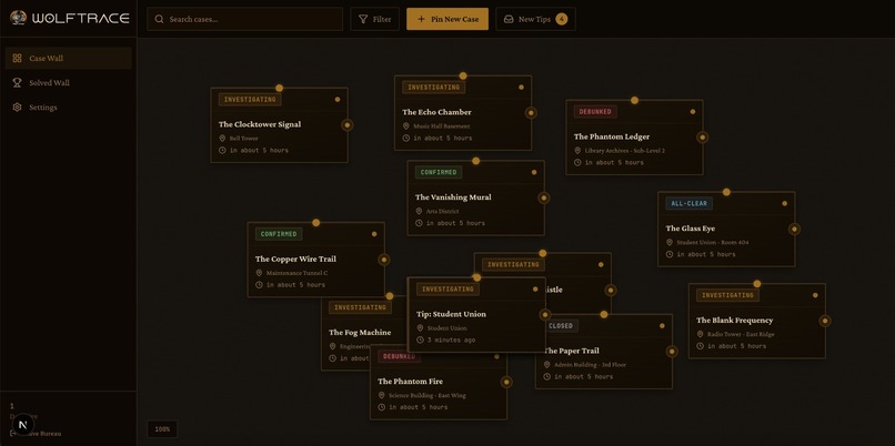 WolfTrace - A Campus Incident Workspace – screenshot 4