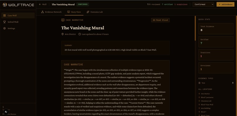 WolfTrace - A Campus Incident Workspace – screenshot 7