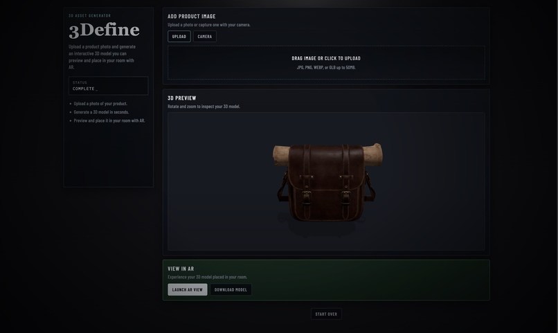 3Define – screenshot 2