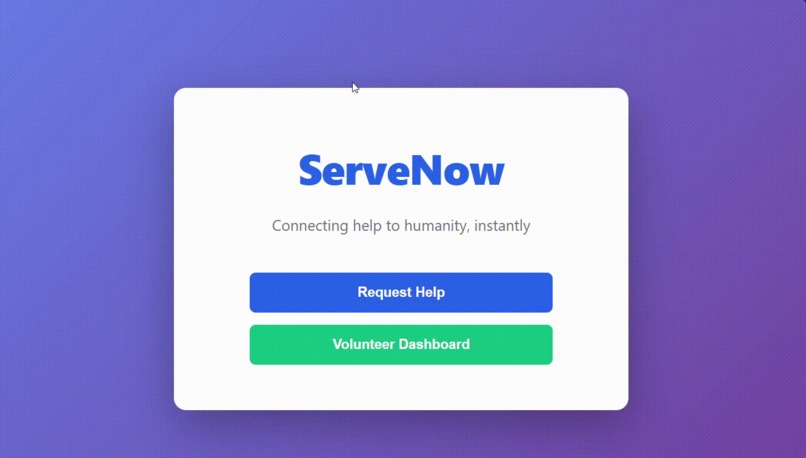 ServeNow – screenshot 1