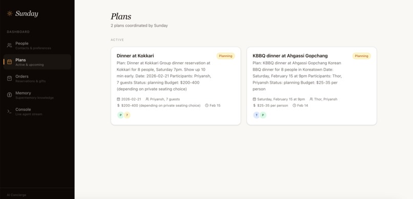 Sunday – screenshot 2