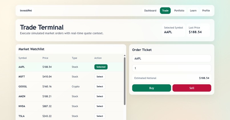 InvestiPet – screenshot 4