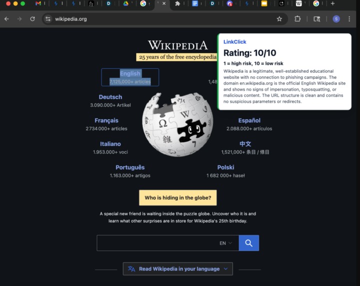 LinkClick – screenshot 1