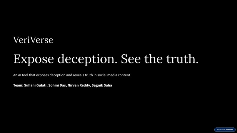 VeriVerse – screenshot 1