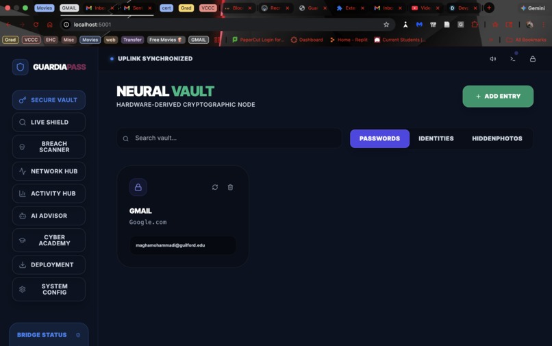 GUARDIAPASS – screenshot 2