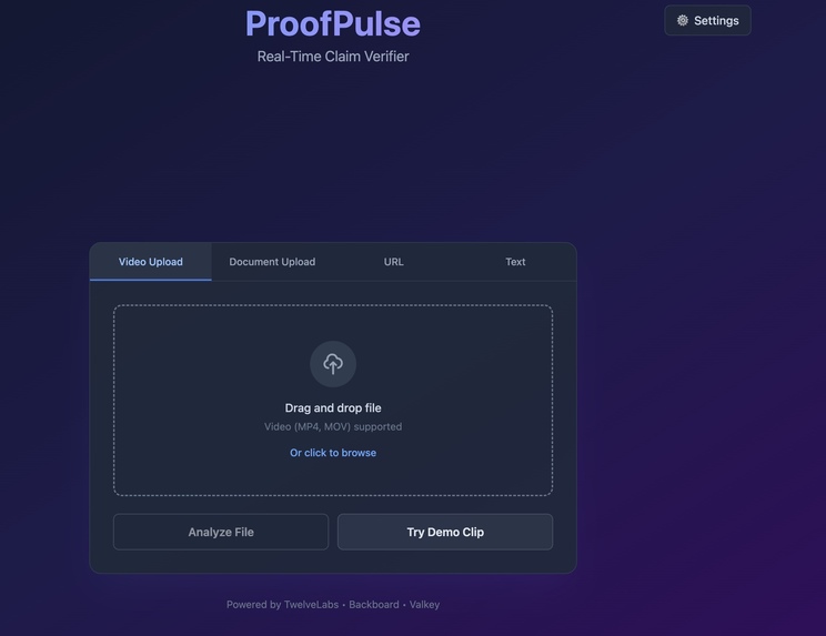 ProofPulse – screenshot 1