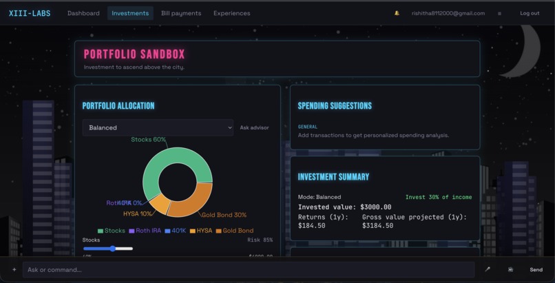 Thirteen Labs – screenshot 5