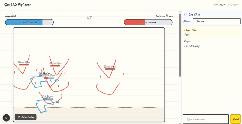 Scribble Fighters – screenshot 1