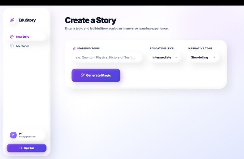 EduStory — Story-Driven Learning – screenshot 2