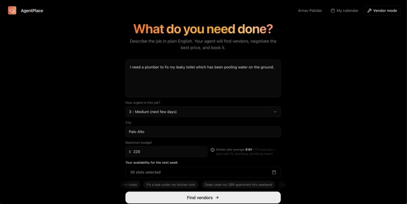 AgentPlace – screenshot 2
